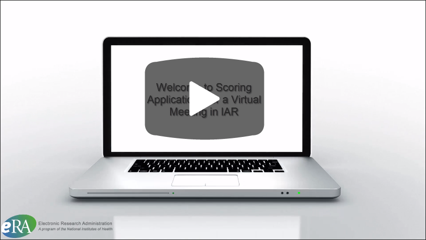 Scoring Applications for a Virtual Meeting in IAR